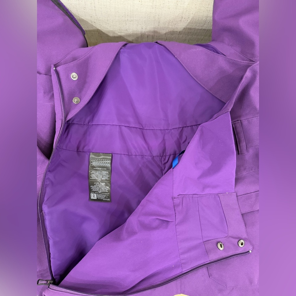WOMEN'S BURTON AVALON BIB PANTS SIZE SMALL PURPLE - Picture 8 of 11